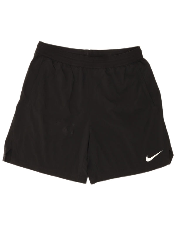 Nike Pantalones cortos deportivos Dri Fit para hombre XL Poliéster negro