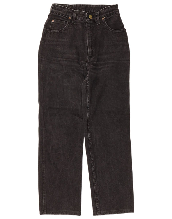 Vaqueros Lee Mujer Rectos W30 L26 Algodón Negro