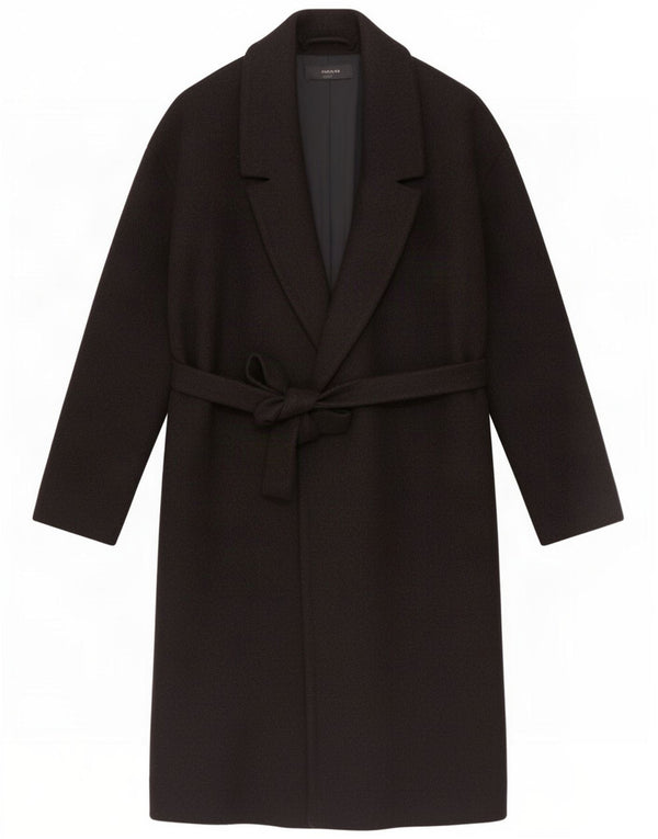 Abrigo para mujer Cos EU 34 XS Lana negra