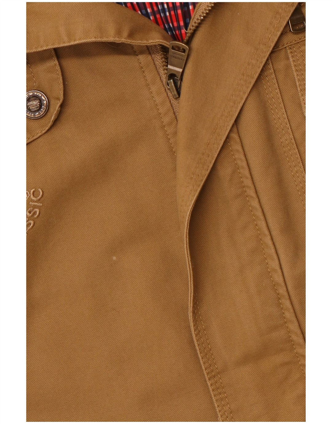 Jeep Rich Chaqueta militar para hombre UK 42 XL Marrón