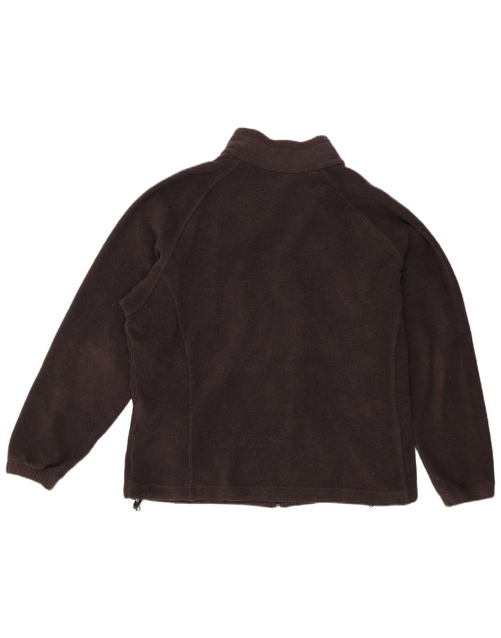 Columbia Chaqueta Polar Extragrande para Mujer UK 40 XL Poliéster Negro