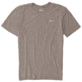 Nike Camiseta de corte atlético para hombre Top de algodón moteado gris medio
