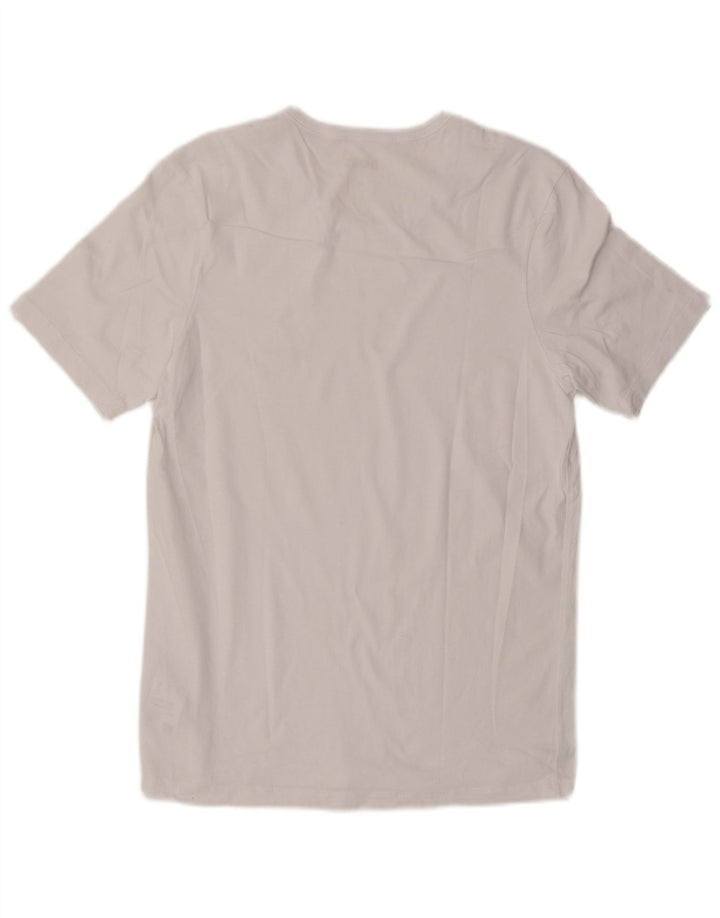 Camiseta Hugo Boss Hombre Top Medium Blanco Algodón