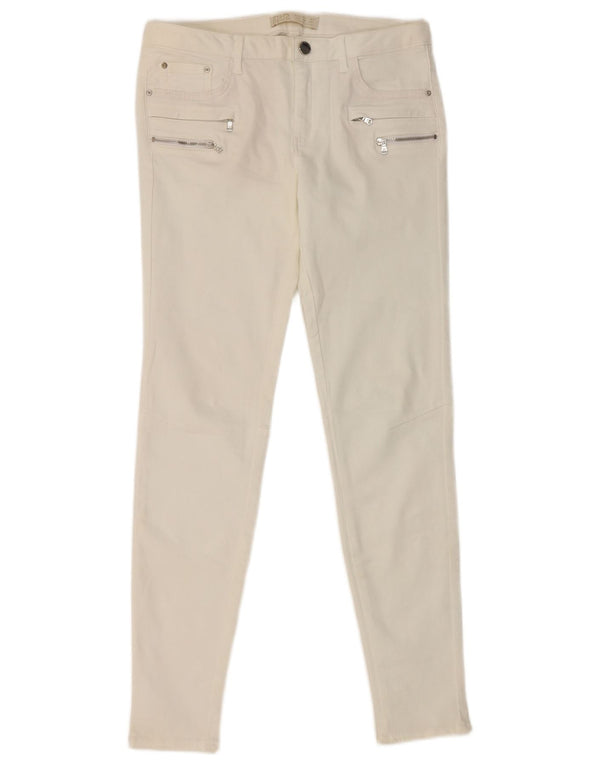 Zara Vaqueros pitillo para mujer EU 38 Small W28 L28 Blanco