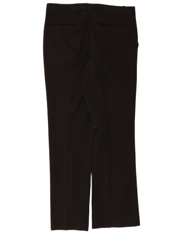 Marlboro Classics Pantalones de traje rectos para hombre EU 48 Medium W34 L31 Negro
