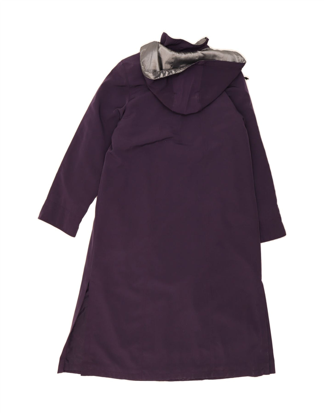JAQUES VERT Womens Hooded Overcoat UK 16 Large Purple Acrylic Vintage Jaques Vert and Second-Hand Jaques Vert from Messina Hembry 