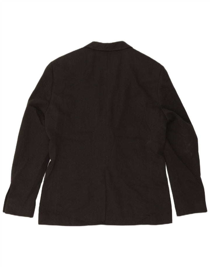 Jack & Jones Chaqueta tipo blazer de 2 botones para hombre EU 50 Grande Poliéster negro