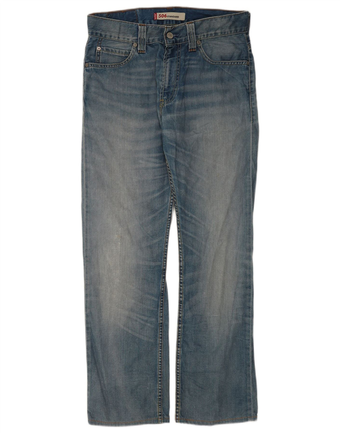 Levi's Hombre 506 Vaqueros Rectos W31 L30 Algodón Azul