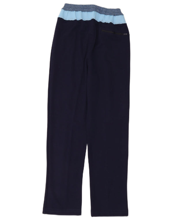 Pantalón casual recto vintage para mujer W26 L28 Azul marino Colorblock