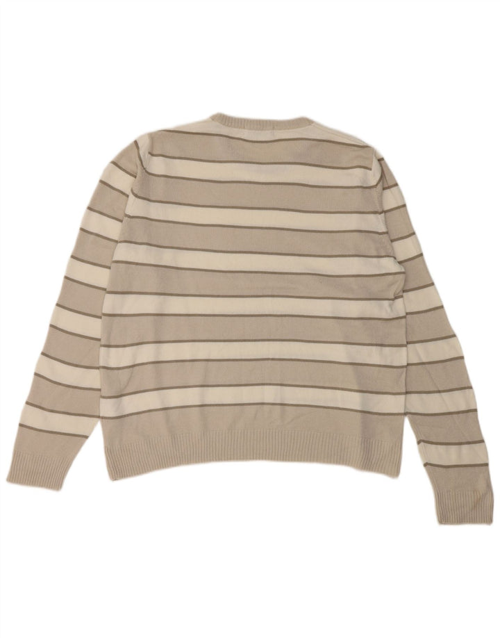 Marks & Spencer Jersey de Cuello Redondo Azul Harbor para Hombre Beige Medio