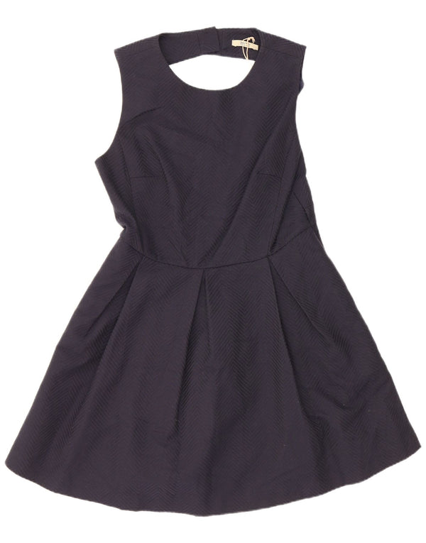 Jack Wills Vestido halter sin mangas para mujer UK 44 Large Azul marino Chevron