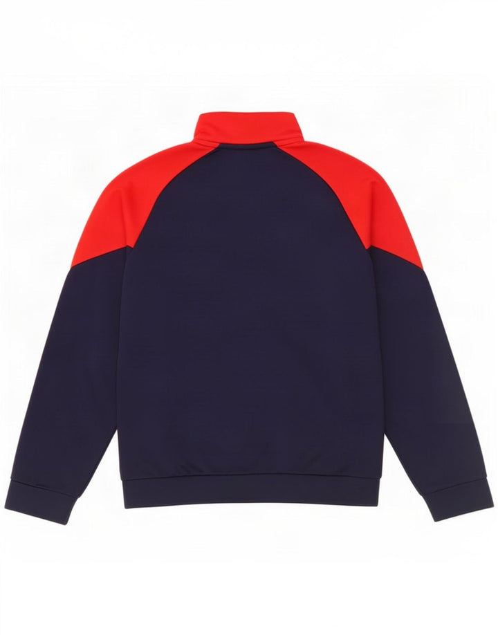 Puma Chaqueta de chándal con gráfico gráfico para niños 9-10 años Azul Marino Colorblock