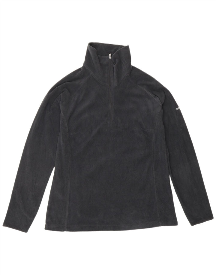 COLUMBIA Jersey polar con cuello y cremallera para hombre Poliéster azul marino grande