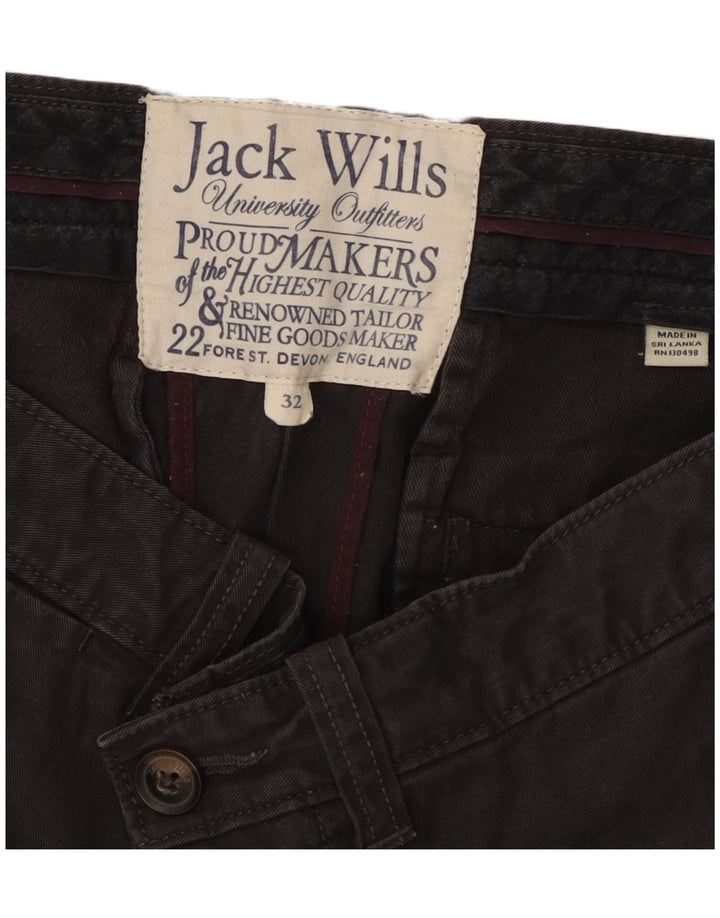 JACK WILLS Pantalones cortos chinos para hombre W32 Gris medio