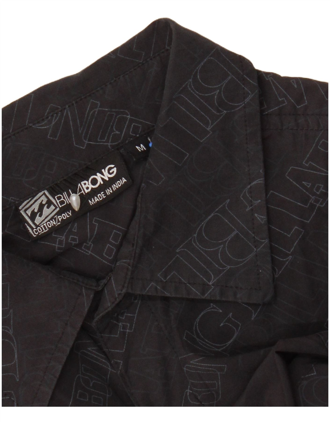 Billabong Mens Graphic Camisa De Manga Corta De Algodón Negro Mediano