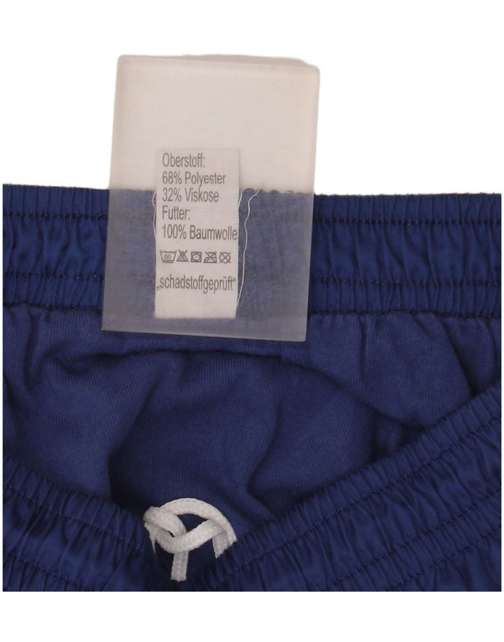 Vintage Hombre Bañador Shorts Medio Azul Marino Colorblock Poliéster