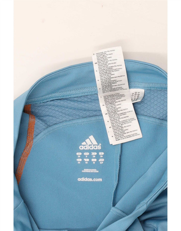 Adidas Mujer Skort UK 10 Pequeño Azul Poliéster