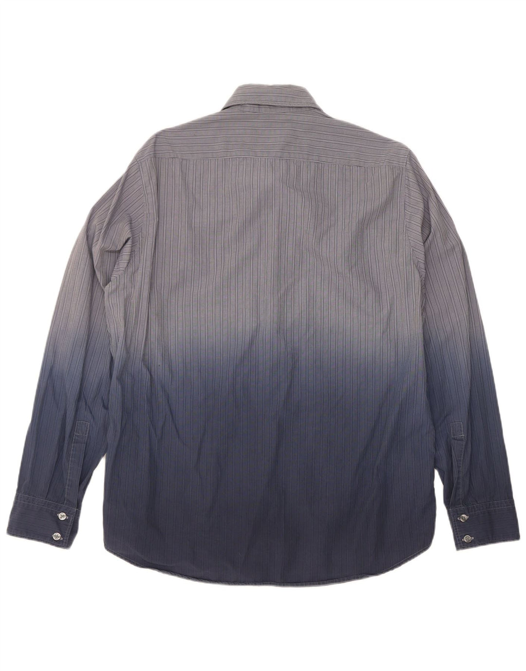 Camisa Hugo Boss Hombre Grande Azul Tie Dye Algodón