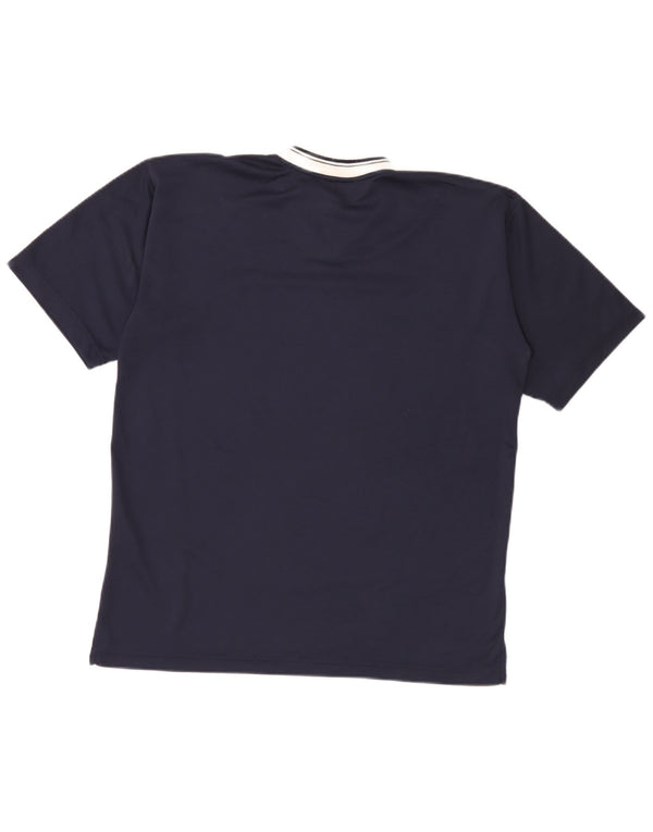 Fila Camiseta para hombre Top Small Azul marino Colorblock Poliéster