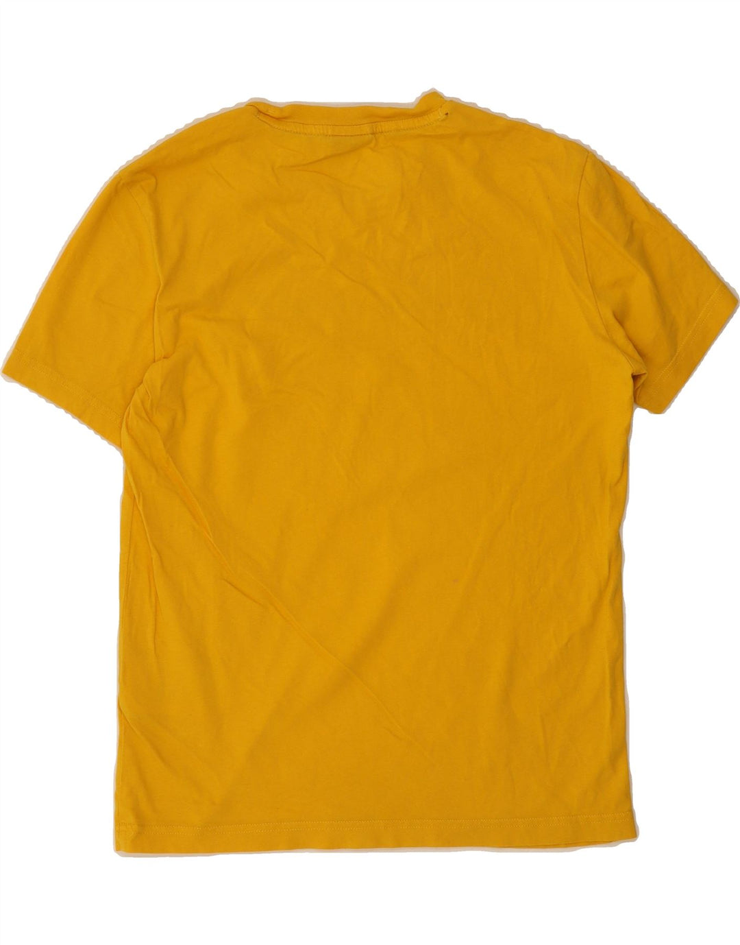 CHAMPION Mens Graphic T-Shirt Top Small Yellow Cotton Vintage Champion and Second-Hand Champion from Messina Hembry 