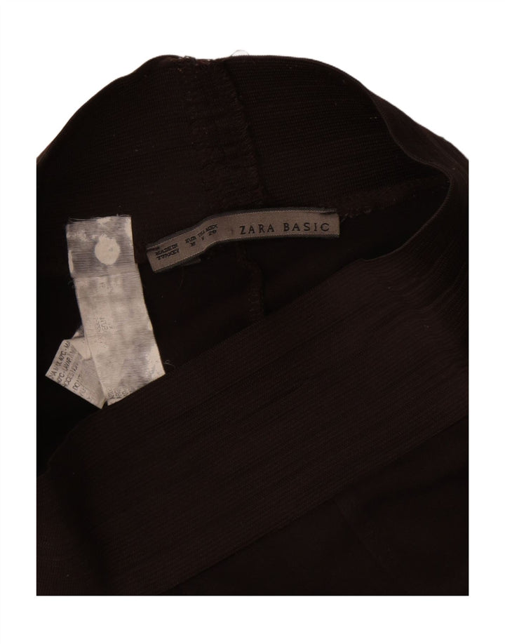 Zara Mujer Leggings Reino Unido 42 Marrón Medio