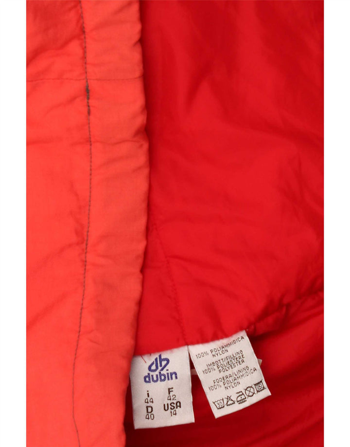 Chaqueta de esquí extragrande con capucha para mujer Dubin IT 44 Medium Red Colourblock