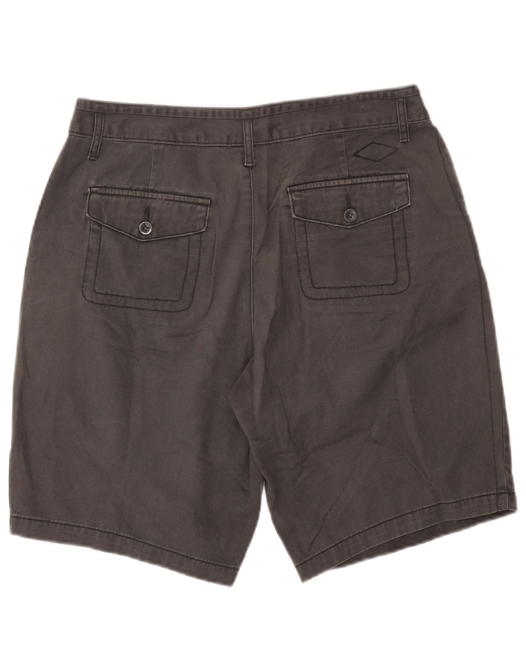 Eddie Bauer Pantalones cortos chinos para mujer US 8 Mediano W30 Algodón gris