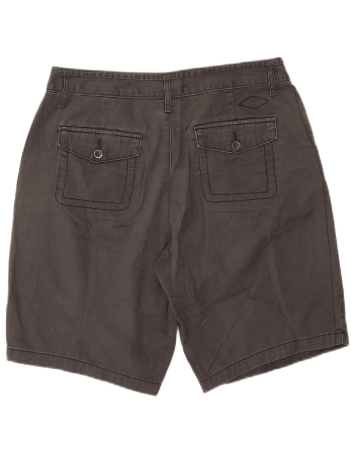 Eddie Bauer Pantalones cortos chinos para mujer US 8 Mediano W30 Algodón gris