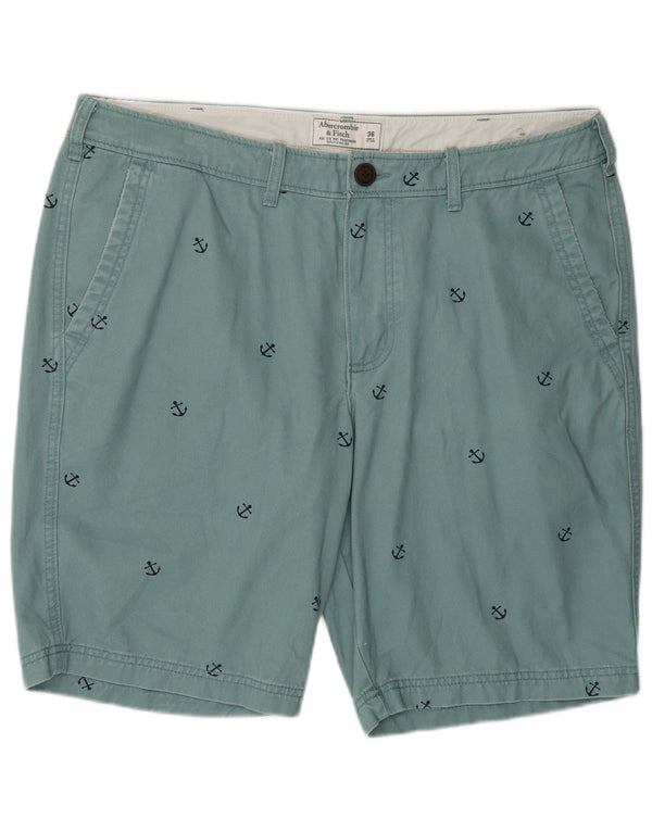 Abercrombie & Fitch Shorts chinos gráficos para hombre W36 Algodón azul grande
