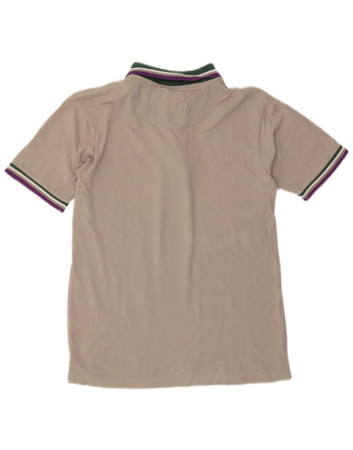 Polo Lotto Hombre Algodón Gris Medio