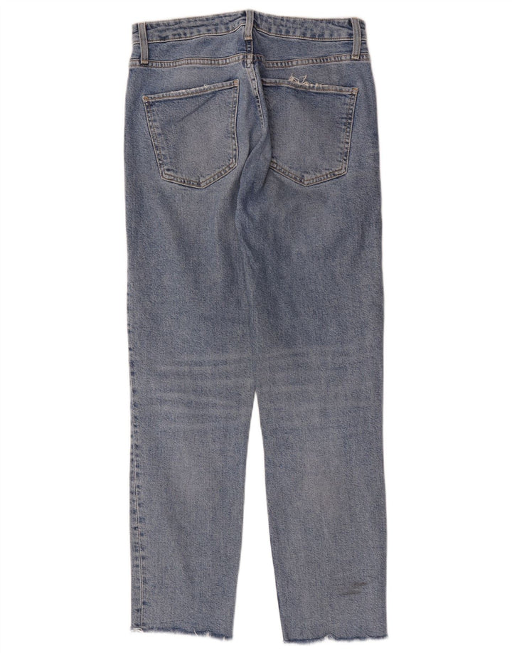 Zara Vaqueros Rectos Mujer EU 38 Small W28 L28 Azul