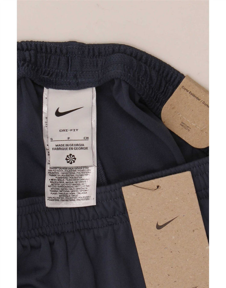 Nike - Pantalones de chándal Dri Fit para hombre (talla pequeña), color azul marino, poliéster