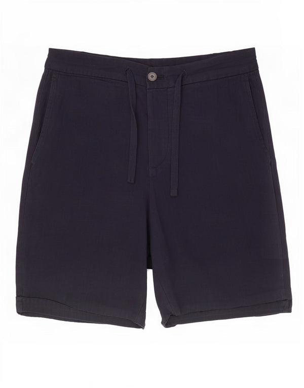 Zara Hombre Chino Shorts Medium W31 Azul Marino Algodón
