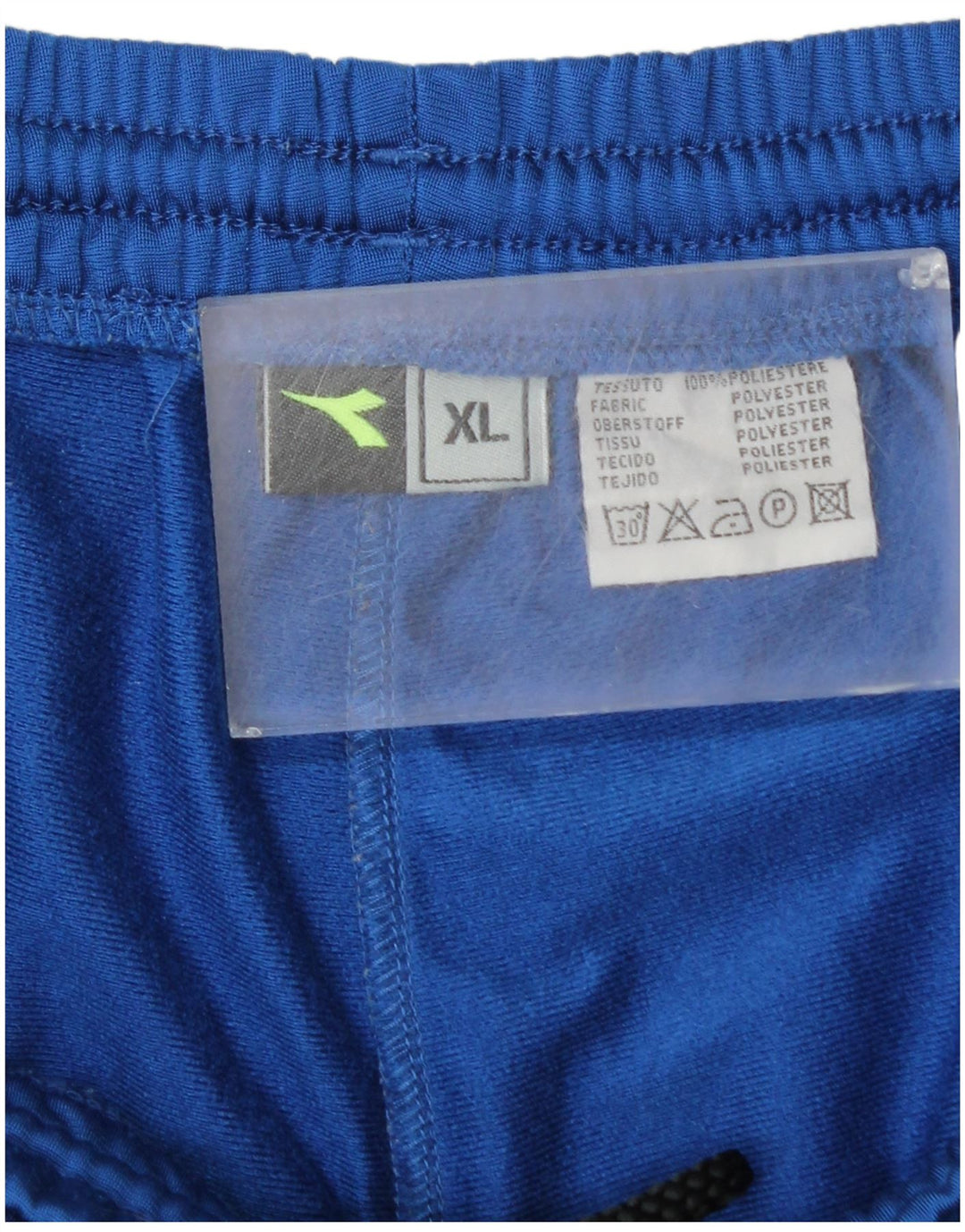 Diadora Pantalón Chándal Hombre Joggers XL Azul Poliéster