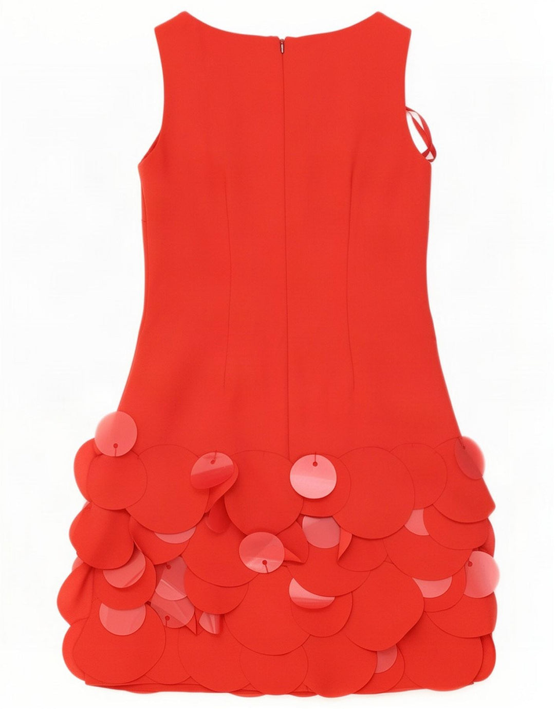 Vestido recto sin mangas para mujer Coast UK 6 XS Rojo Poliéster