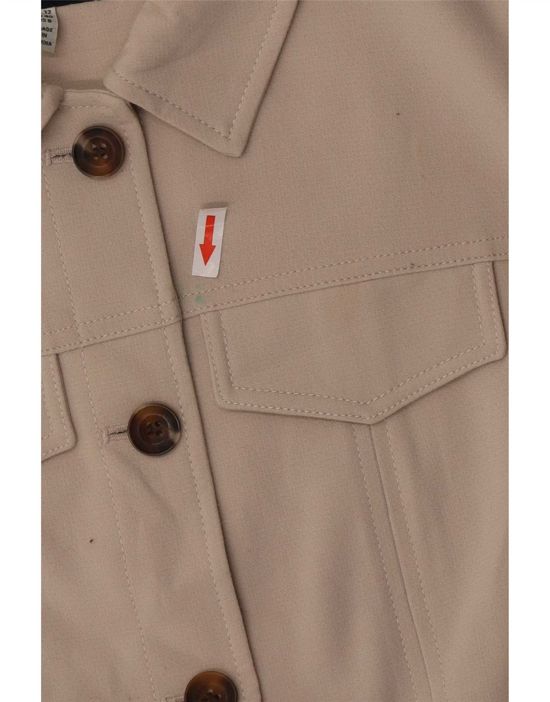 Chaqueta utilitaria para mujer Joules UK 42 Poliéster beige medio