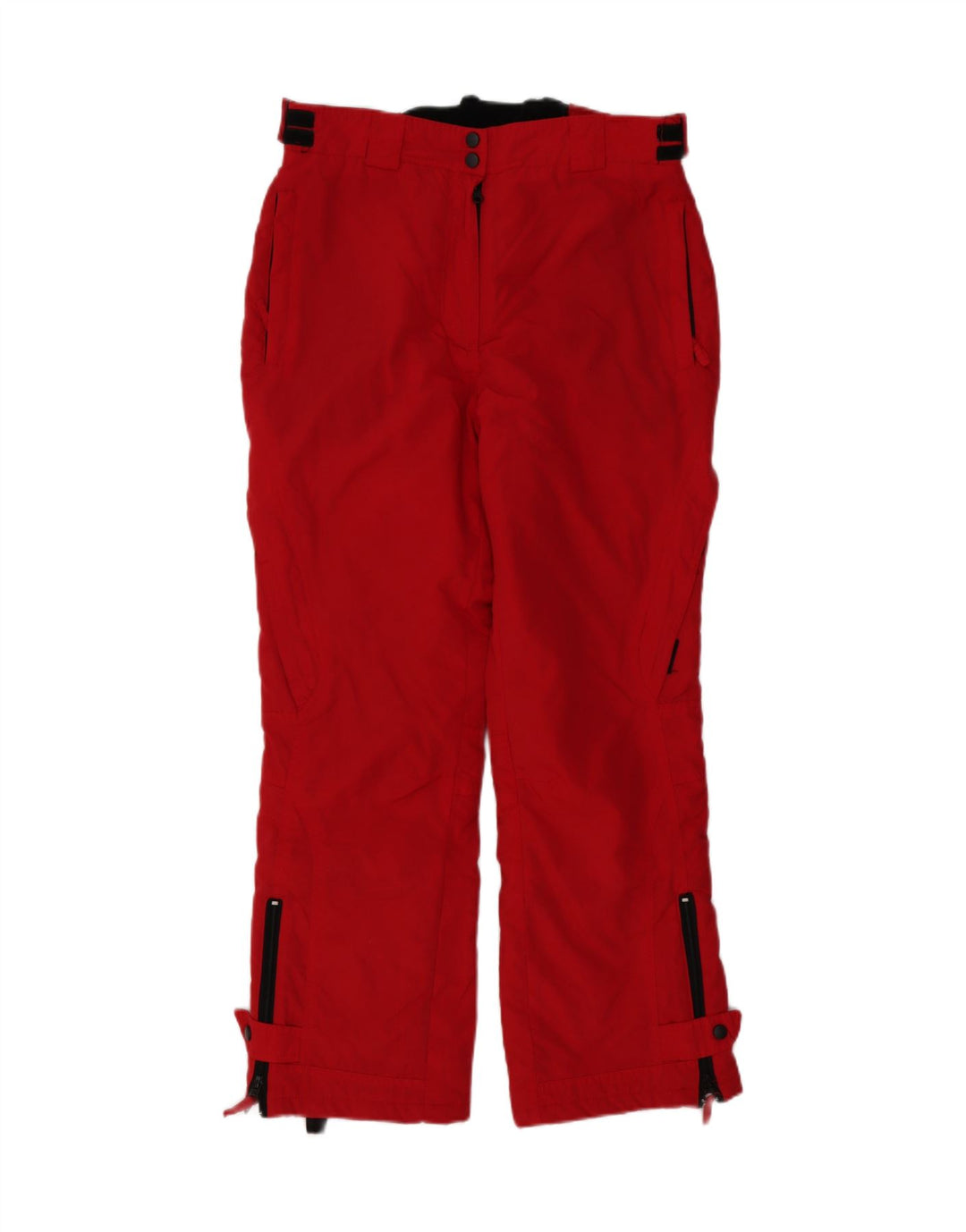 AST Pantalones de esquí para mujer UK 46 Large Poliéster rojo