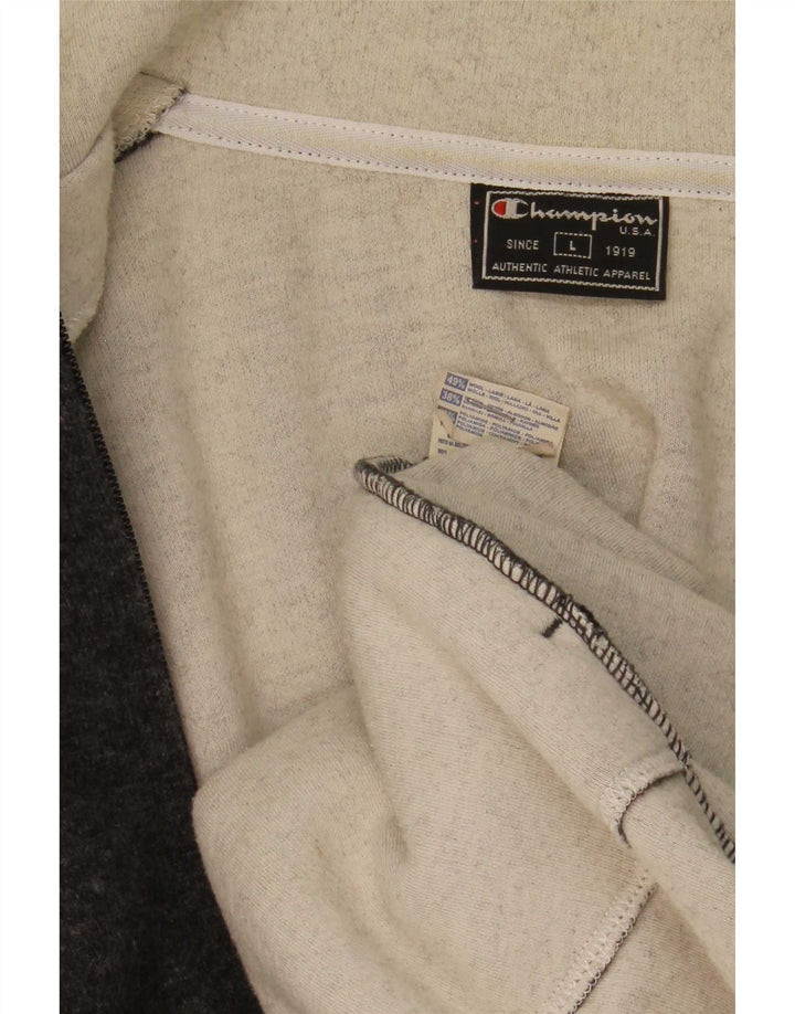 Champion Chaqueta De Chándal Para Hombre Grande De Lana Gris