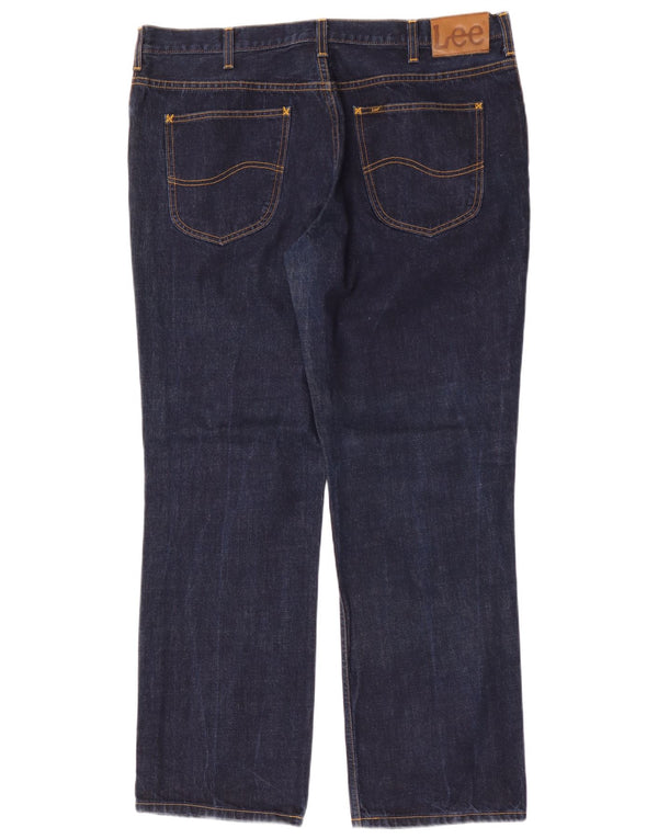 Vaqueros rectos Brooklyn para hombre Lee W42 L32 Algodón azul marino