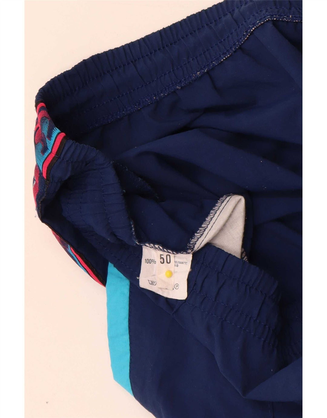 Asics Hombre Pantalones De Chándal Gráfico IT 50 Medium Azul Marino Colorblock