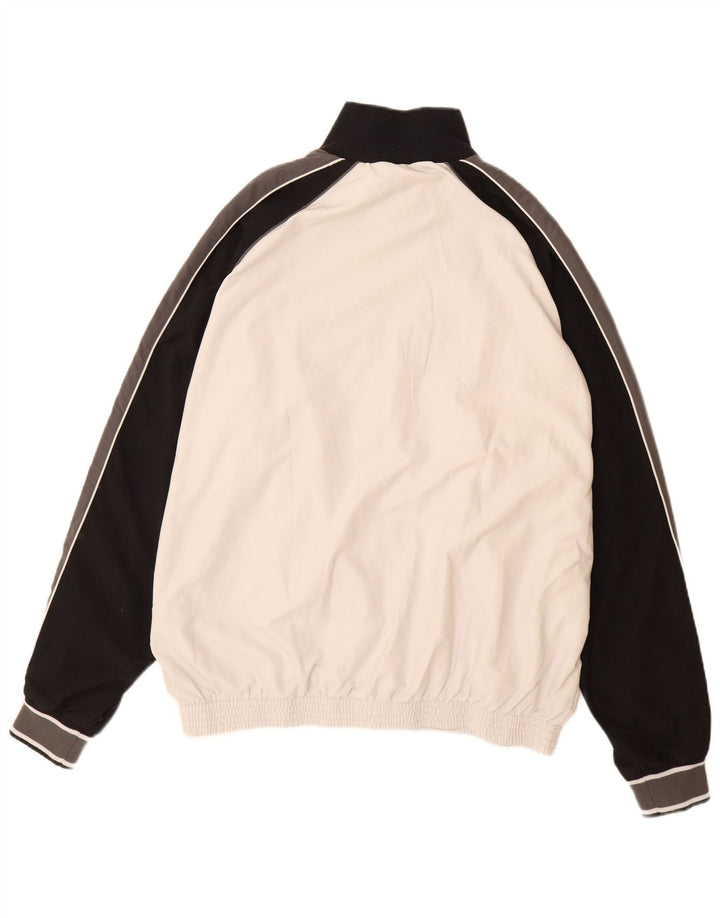CHAMPION Chaqueta de chándal para hombre 2XL Poliéster con bloques de color blanco
