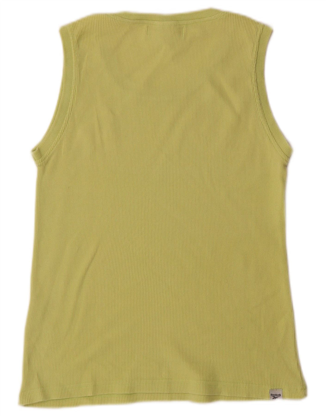Reebok Mujer Chaleco Top UK 16 Grande Verde Algodón