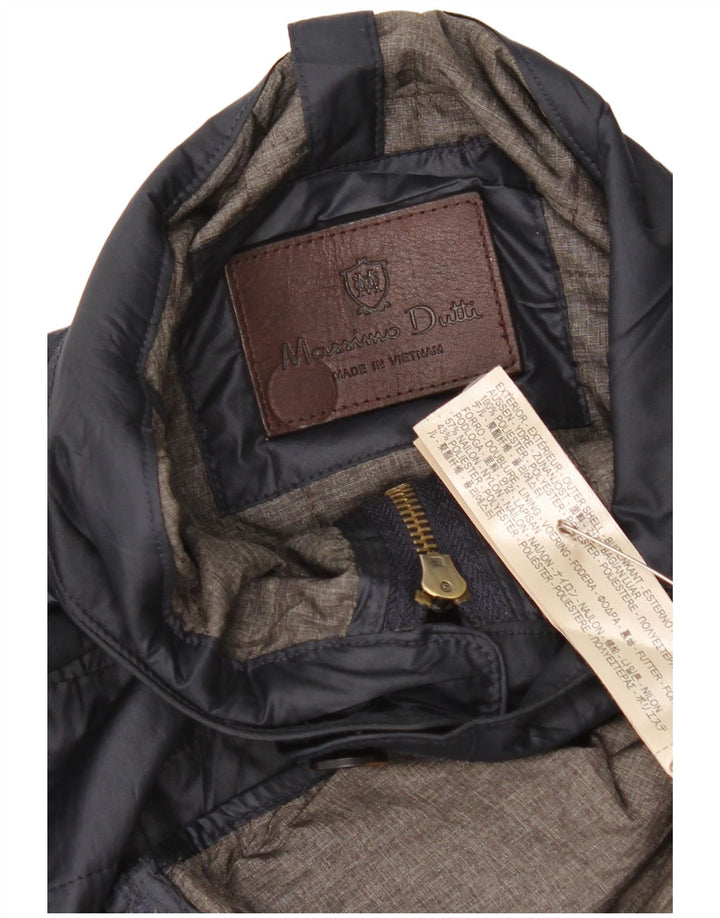 Massimo Dutti Chaleco Hombre UK 40 Large Azul Marino Poliéster