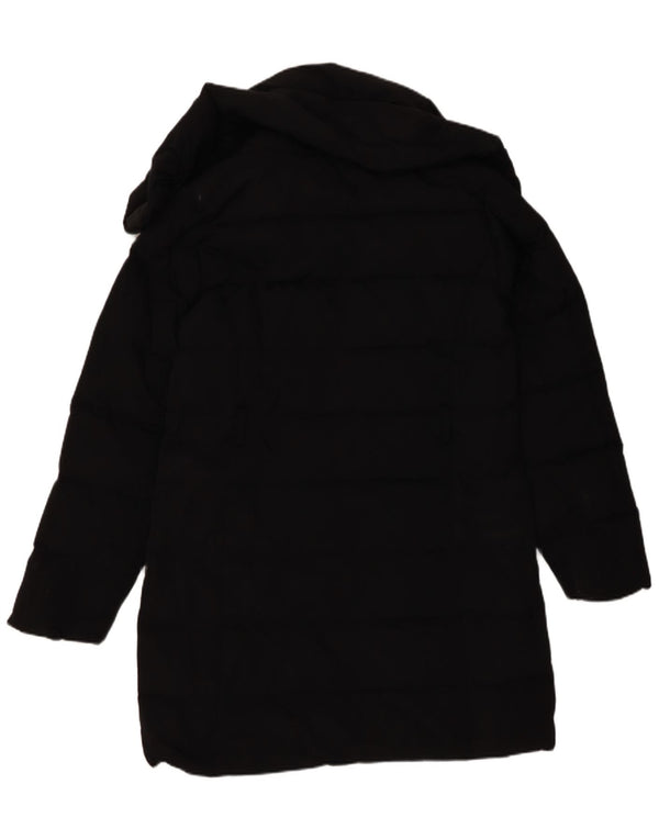 Gant Abrigo acolchado con capucha para mujer UK 46 Grande Poliéster negro