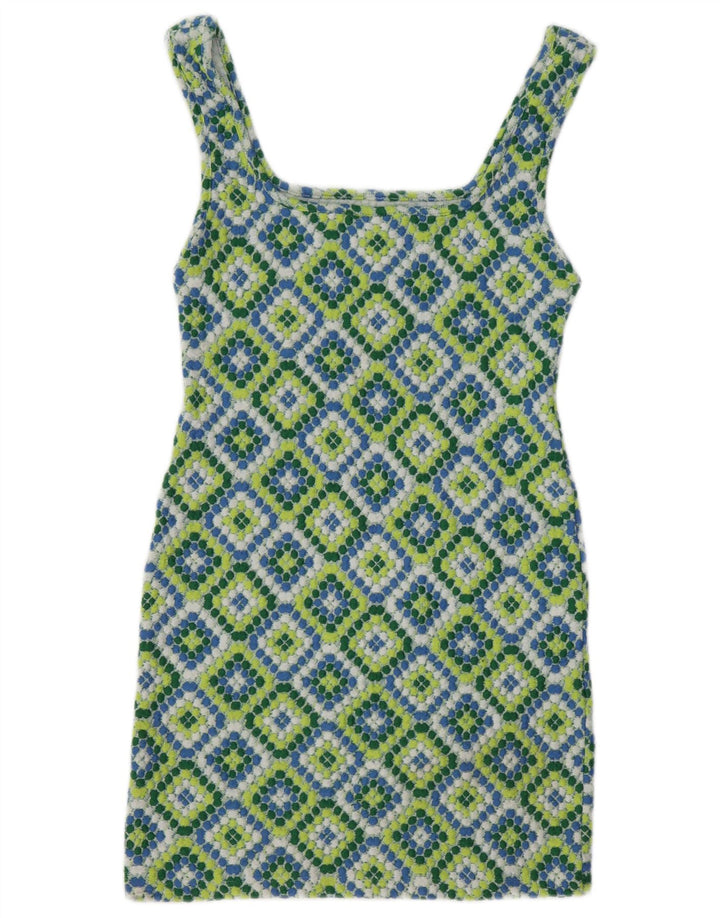 Topshop Vestido de verano para mujer UK 40 Mediano Poliéster Ikat multicolor