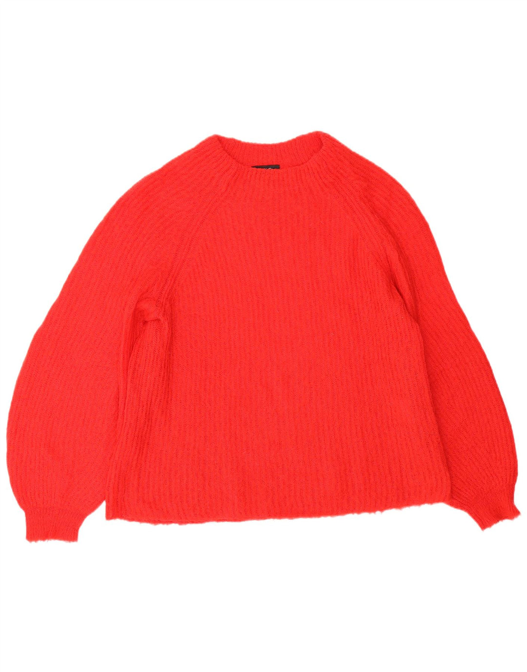 Max & Co. Suéter tipo jersey con cuello redondo para mujer, talla 46, color rojo