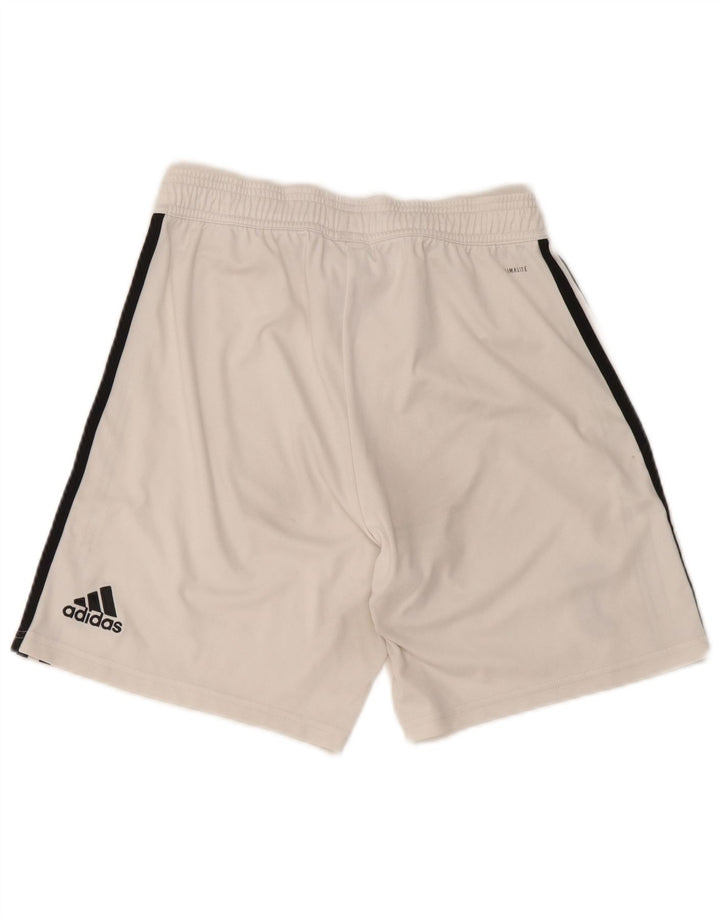 Adidas Mens Juventus Sport Shorts Pequeño Blanco Poliéster