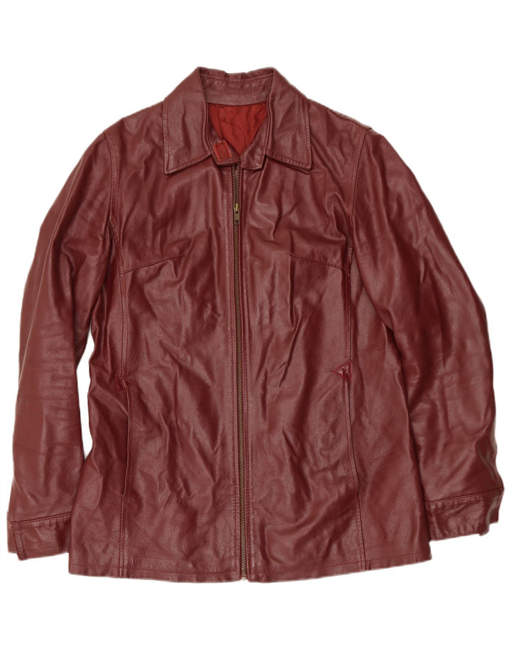 Chaqueta de cuero para mujer Conbipel IT 44 Medium Granate