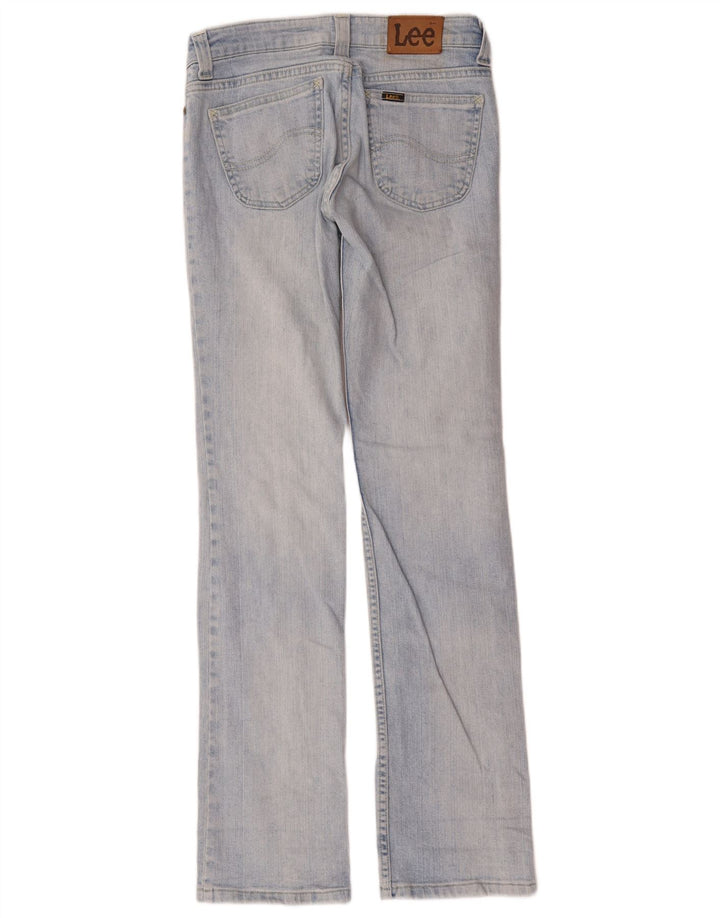 Vaqueros Lee Maddox Slim para Mujer W28 L33 Algodón Azul