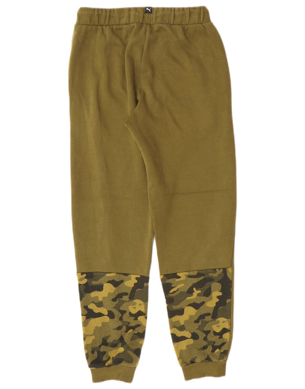 Puma Pantalones de chándal para niño Joggers 11-12 años Caqui Camuflaje Algodón